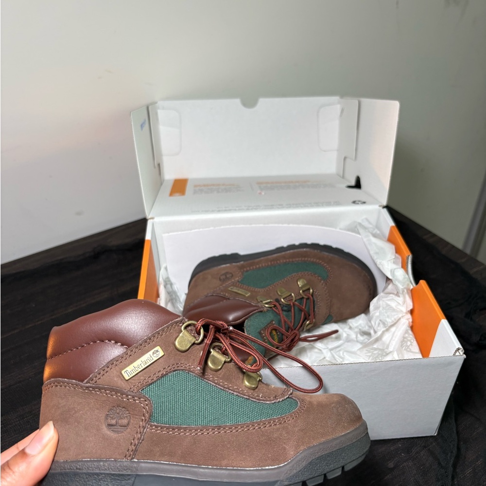 Timberland Kids Boots in Brown and Green